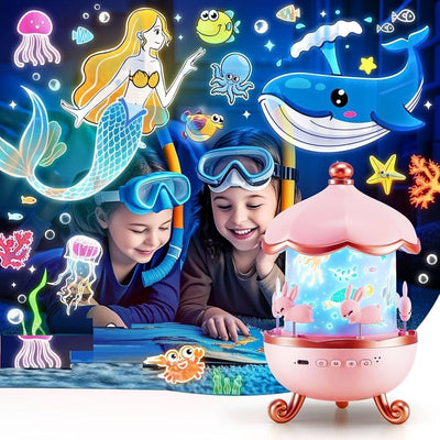 Bunny’s Carousel Projection Lamp